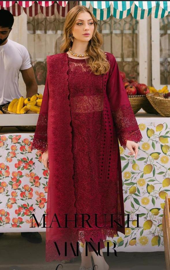 Designer Embroidered Fabrics