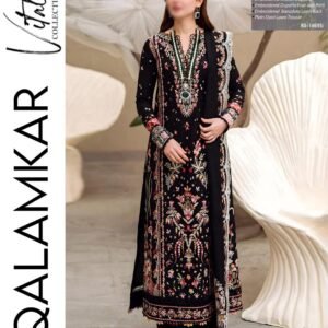 Black Heavily Embroidered Suit